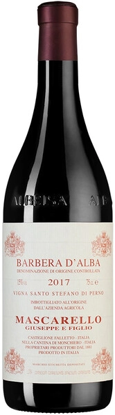 Вино Mascarello, Santo Stefano di Perno Barbera d'Alba DOC, 2017