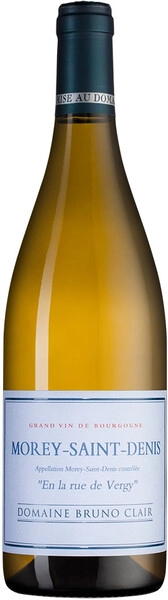 Вино Domaine Bruno Clair, En la rue de Vergy Blanc, Morey-Saint-Denis AOC, 2019