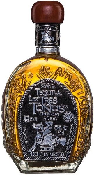 Текила Los Tres Tonos Anejo, 0.5 л