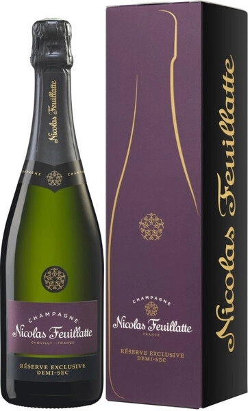 Шампанское Nicolas Feuillatte, Reserve Exclusive Demi-Sec, 2018, gift box