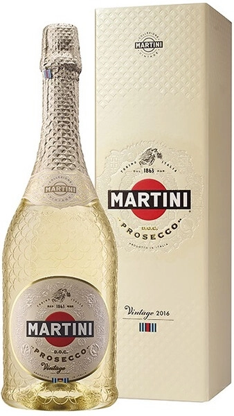 Игристое вино Martini Prosecco Vintage DOC, 2016, gift box