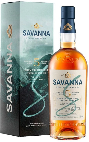 Ром "Savanna" 5 Years Old, gift box, 0.7 л