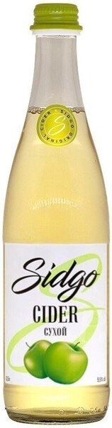 Сидр Sidgo Apple Dry, 0.5 л