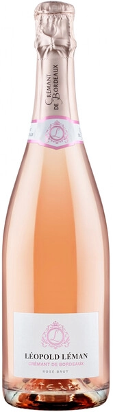 Игристое вино Leopold Leman Rose Brut, Cremant de Bordeaux AOC