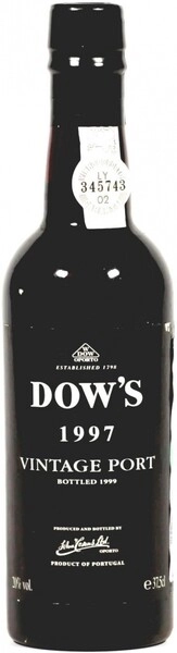 Портвейн Dow's, Vintage Port, Douro, 1997, 375 мл