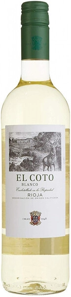 Вино El Coto Blanco, Rioja DOC, 2015