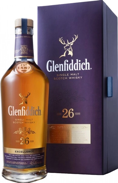 Виски Glenfiddich Excellence 26 Years Old, gift box, 0.7 л