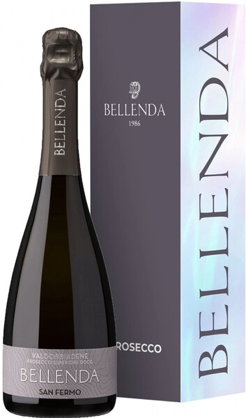 Игристое вино Bellenda, San Fermo, Conegliano Valdobbiadene DOCG Prosecco Superiore, 2022, gift box