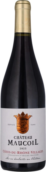 Вино Chateau Maucoil, Cotes du Rhone Villages AOC Rouge, 2023