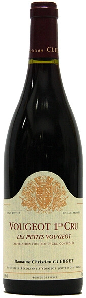 Вино Domaine Christian Clerget, Vougeot 1-er Cru Les Petits Vougeot, 2006