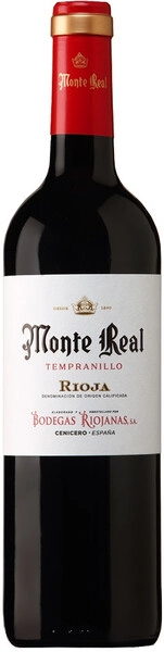 Вино Monte Real Tempranillo, Rioja DOC, 2020
