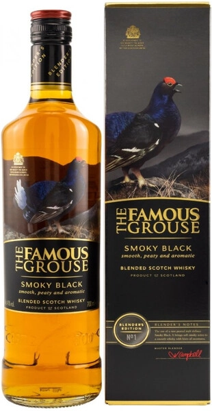 Виски "The Famous Grouse" Smoky Black, gift box, 1 л