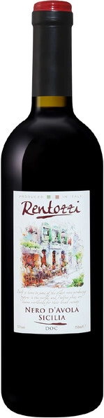 Вино Villa degli Olmi, Rentozzi Nero d'Avola, Sicilia DOC, 2020