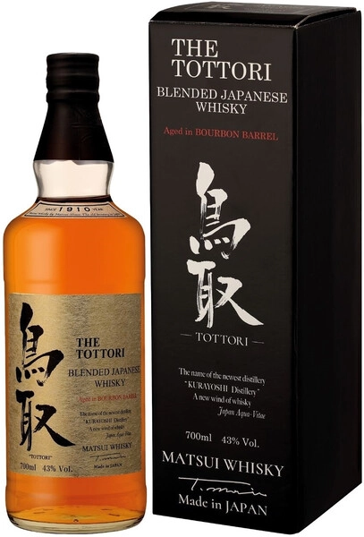 Виски The Tottori Bourbon Barrel, gift box, 0.7 л