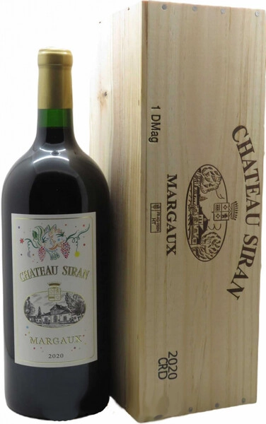 Вино Chateau Siran, Margaux AOC, 2020, wooden box, 3 л