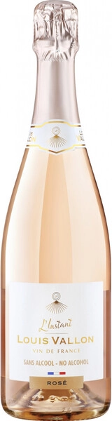 Игристое вино Louis Vallon, L'Instant Rose Sans Alcool