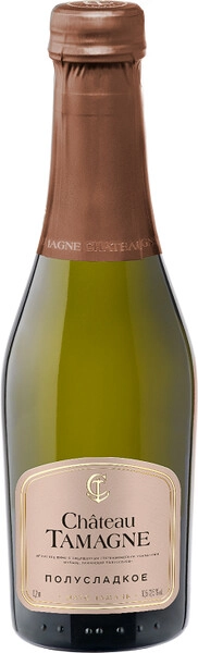 Игристое вино Chateau Tamagne Semi-Sweet Blanc, 200 мл