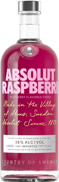 Водка Absolut Raspberry, 0.7 л