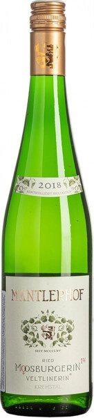 Вино Mantlerhof, Gruner Veltlinerin Ried Mosburgerin, 2018