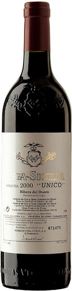 Вино Ribera del Duero DO, Vega Sicilia Unico, 2000