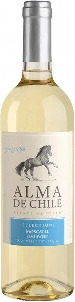 Вино Alma de Chile Moscatel Semi Sweet, Valle del Itata DO, 2023