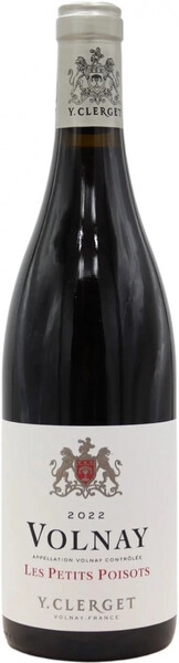 Вино Domaine Yvon Clerget, Volnay Les Petits Poisots AOC, 2022