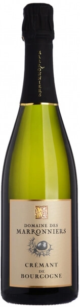 Игристое вино Domaine des Marronniers, Cremant de Bourgogne Blanc de Blancs Brut AOC, 2019