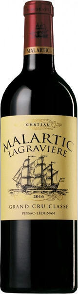 Вино Chateau Malartic Lagraviere Rouge, Pessac Leognan Grand Cru Classe de Graves, 2016