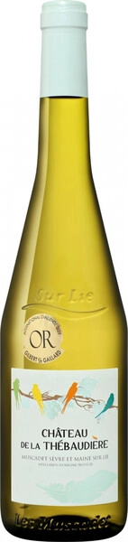 Вино Chateau de la Thebaudiere, Muscadet Sevre et Maine Sur Lie AOC, 2023