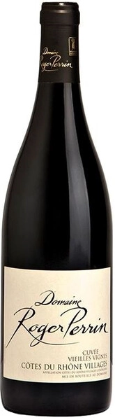 Вино Domaine Roger Perrin, Cotes du Rhone Villages Cuvee Vieilles Vignes AOC, 2021, 375 мл