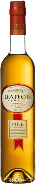 Кальвадос Daron Fine, Calvados Pays d'Auge AOC, 0.5 л