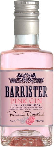 Джин Barrister Pink Gin, 50 мл