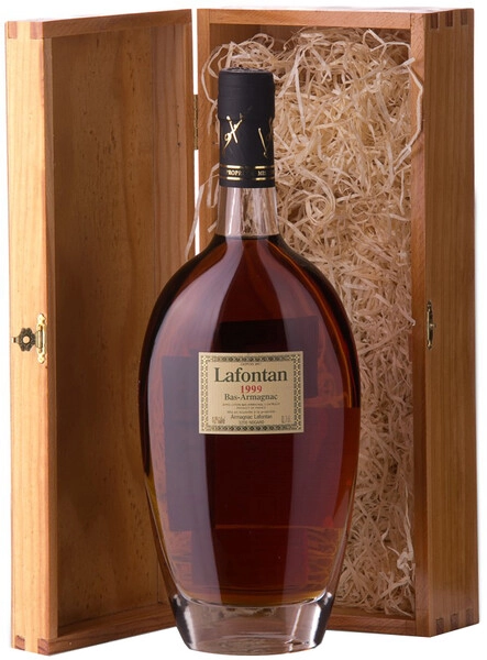 Арманьяк Lafontan Millesime, 1999, wooden box, 0.7 л