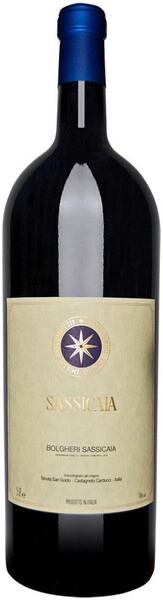 Вино Tenuta San Guido, Sassicaia, Bolgheri Sassicaia DOC, 2015, 3 л