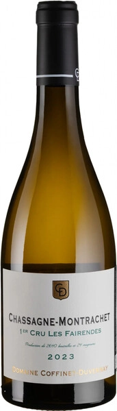 Вино Domaine Coffinet-Duvernay, Chassagne-Montrachet 1er Cru "Les Fairendes" AOC, 2023