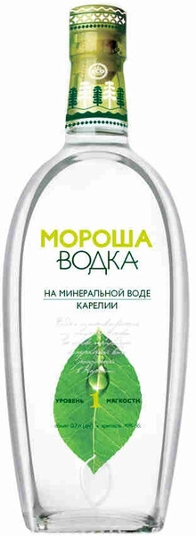 Водка Мороша Уровень мягкости №1, 0.7 л