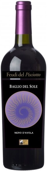 Вино Feudi del Pisciotto, Baglio del Sole Nero d'Avola, Sicilia IGT, 2016