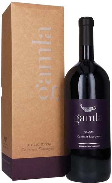 Вино Golan Heights, "Gamla" Cabernet Sauvignon, 2022, gift box, 1.5 л