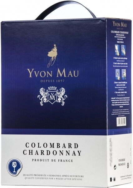 Вино Yvon Mau, Colombard Chardonnay, 5 л