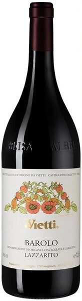 Вино Vietti, Barolo Lazzarito DOCG, 2019, 1.5 л