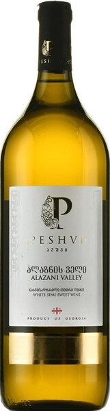 Вино Peshvi Alazani Valley White, 2023, 1.5 л