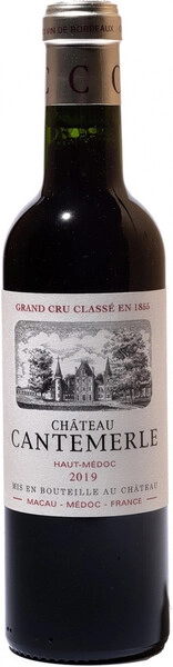 Вино Chateau Cantemerle, Haut-Medoc AOC 5-me Grand Cru, 2019, 375 мл