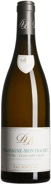Вино P. & L. Borgeot, Chassagne-Montrachet 1er Cru Clos Saint-Jean AOC Blanc, 2021