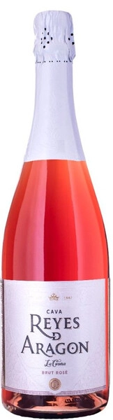 Игристое вино Reyes de Aragon, "La Corona" Cava Brut Rose, 2021