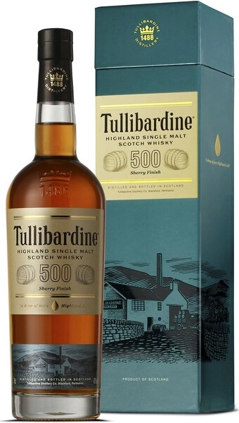 Виски Tullibardine, 500 Sherry Finish, gift box, 0.7 л