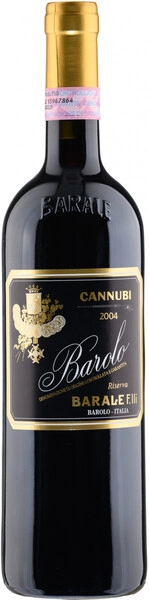 Вино Barale Fratelli, Barolo DOCG "Cannubi" Riserva, 2004