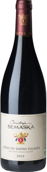 Вино Christophe Semaska, Cotes-du-Rhone Villages AOP, 2022