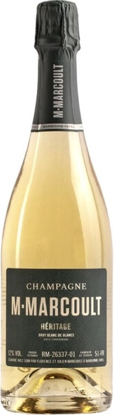 Шампанское Champagne M.Marcoult, Heritage Blanc de Blancs Brut