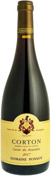 Вино Domaine Ponsot, Corton Grand Cru Cuvee du Bourdon AOC, 2017