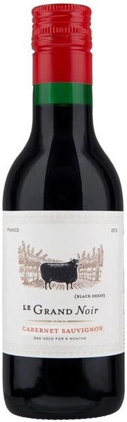Вино Le Grand Noir Cabernet Sauvignon, Pays d'Oc IGP, 2021, 375 мл